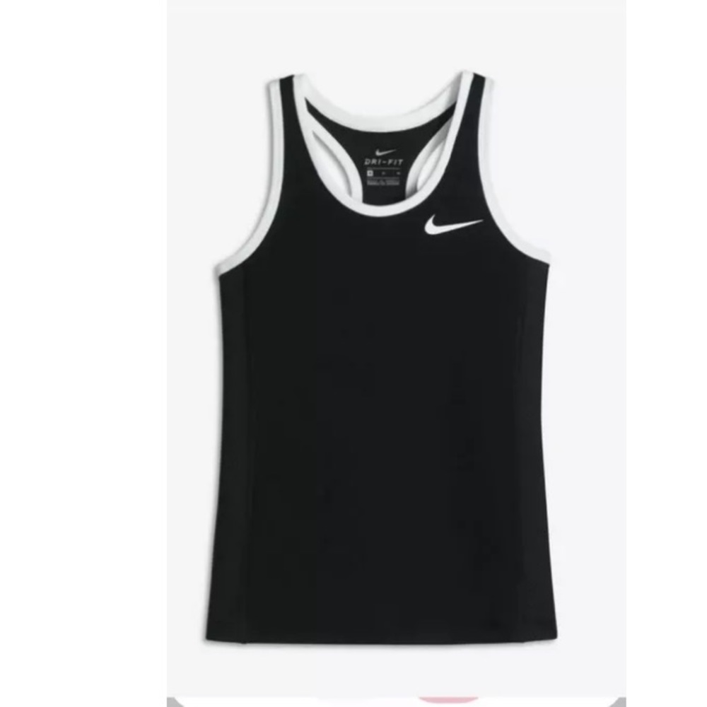 ❤️Nike Girl's Nike Dry Tank Top -Team Black Size Med